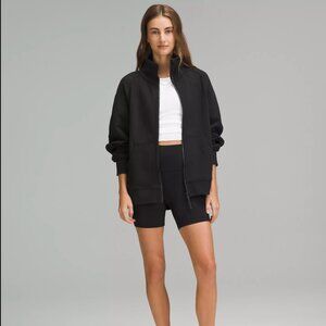 Lululemon Scuba Oversized Funnel-Neck Full Zip (Black, size XS/S)